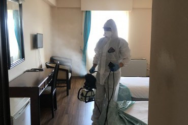 Kurumumuz düzenli aralıklarla dezenfekte ediliyor